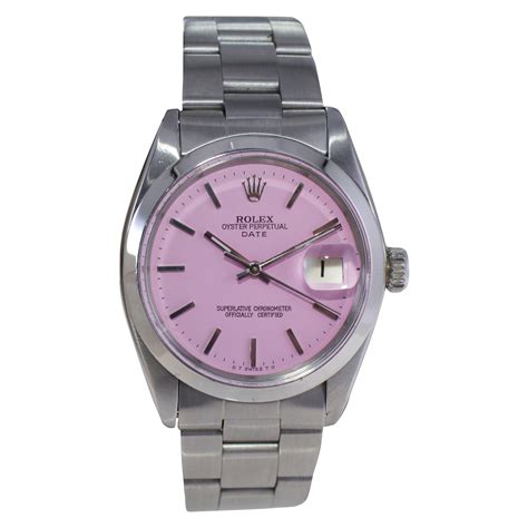 rolex oyster perpetual date pink